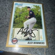 2010 Bowman Prospects - Chrome Draft Picks Alex Wimmers Gold Refractor (RC)