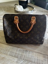 Louis Vuitton Speedy Shoulder Bag 30 Brown Canvas
