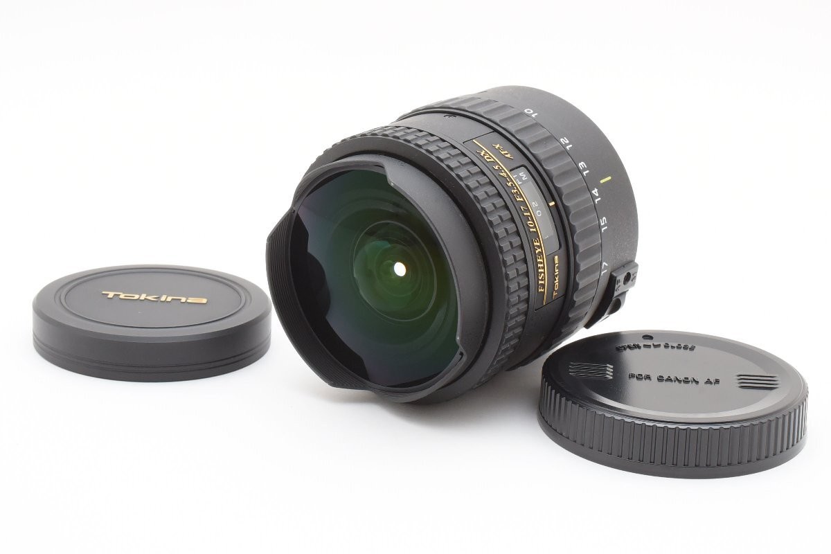 Tokina At X 10 17mm F/3.5 4.5 Dx Fisheye Canon EF Mount Used