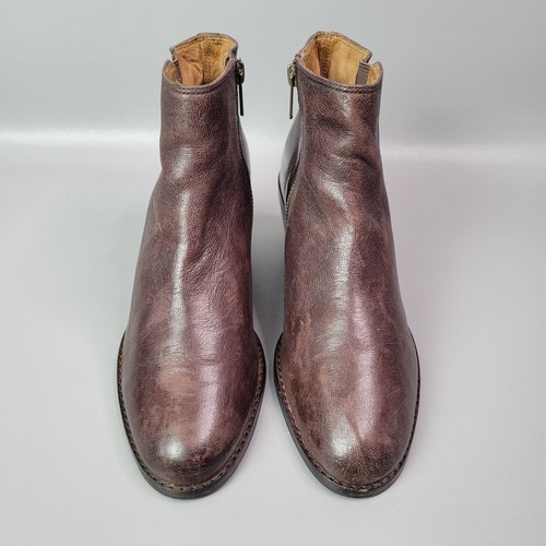 Womens Frye Jolene Inside Zip Short Brick Red Brown Boots Size 7.5 M Bootie  - Bild 5 von 14