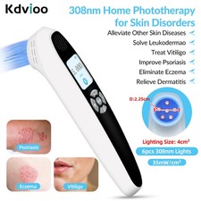 Handheld 308nm Excimer Lamp For Skin Disease Treatment Blue Light Therapy Device