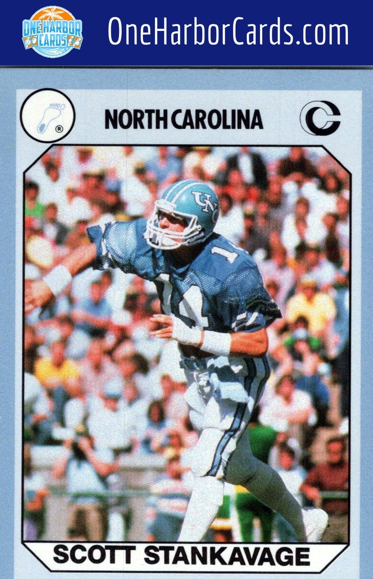 1990-91 Collegiate Collection North Carolina Tar Heels #41 Scott Stankavage