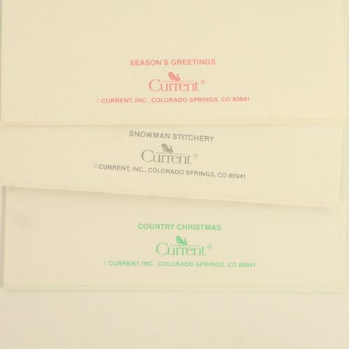 VTG 1990’s Current Inc Stationery Holiday Christmas Greeting Cards Blank Lot 12 - Picture 6 of 8