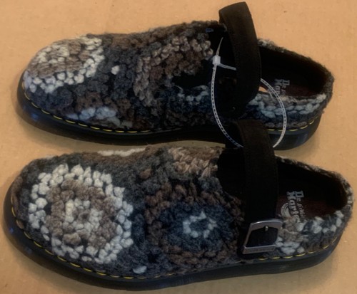 NEU! Dr. Martens Unisex Isham Häkel Pantoletten Größe W13 / M12 Komfort Freizeit Schnalle - Bild 4 von 9