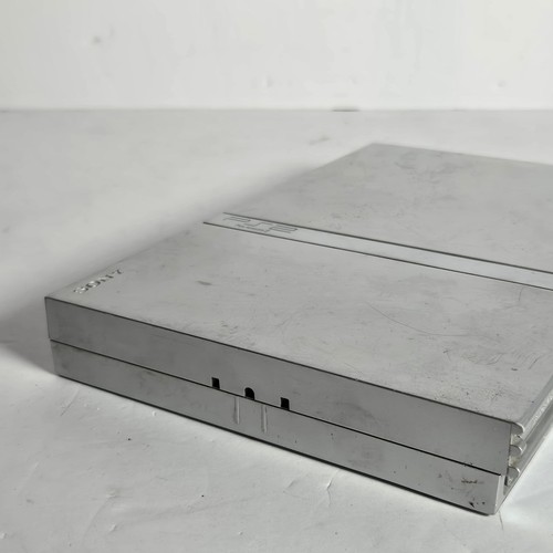 Console PlayStation 2 Slim PS2 Silver solo sistema SCPH-79001 lettore disco difettoso - Foto 3 di 10