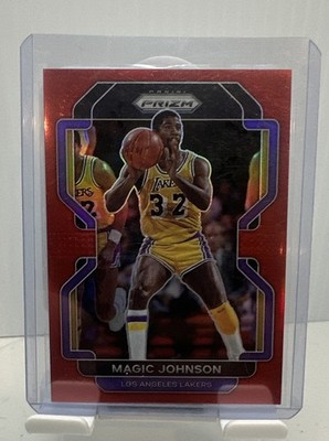 2021-22 Panini Prizm - Magic Johnson #248 Red Prizm /299