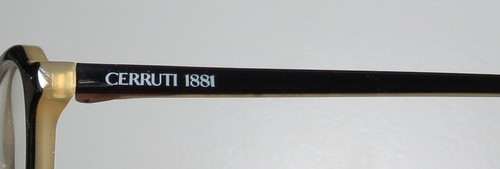 NUEVAS GAFAS CERRUTI 1881 C2201 UNISEX RETRO AUSTRIA OVALADAS C NEGRAS BORDE COMPLETO - Imagen 6 de 8