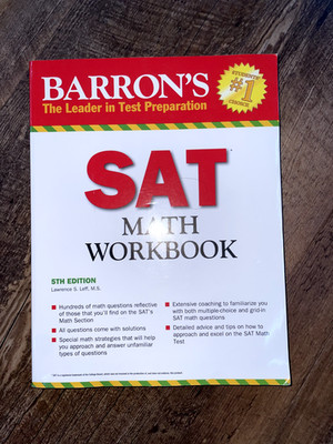 Barrons SAT Math Workbook - 5th Edition 
