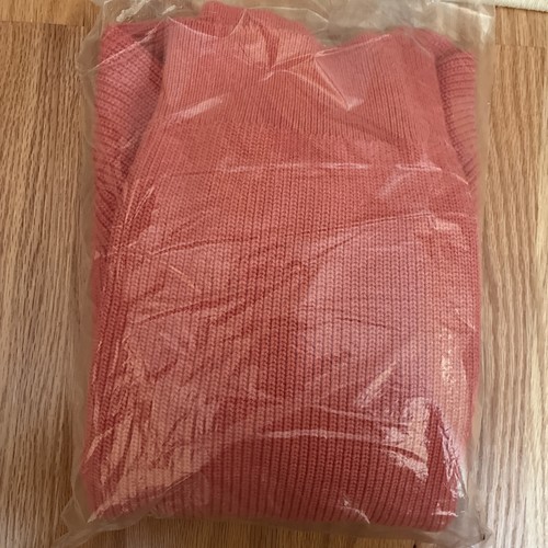 J. Crew Heritage Cotton Ribbed Sweater Size - Large - Pink/Geranium - Bild 3 von 3