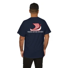 Viking River and Ocean Cruises Logo Men's T-Shirt American Heavy Cotton T-Shirt