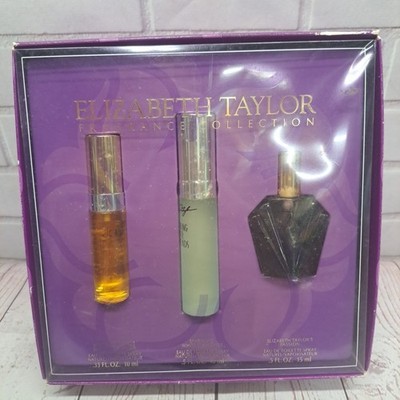 VTG The Elizabeth Taylor Collection 3 Piece Gift Set, White Diamonds, Passion