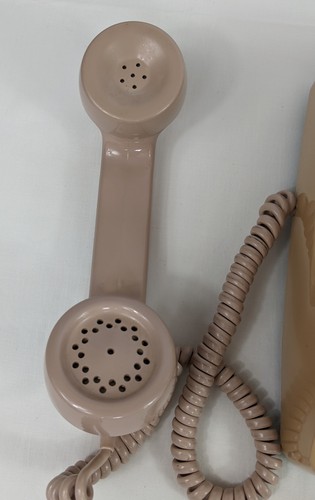 GTE Automatic Electric Rotary Corded Telephone Beige Phone Landline Operator - Picture 6 of 13