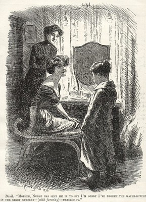 I VE BROKEN THE WATER-BOTTLE 1910 Frederick Henry Townsend PUNCH CARTOON PAGE