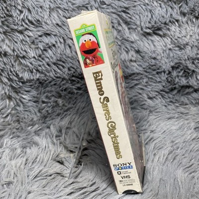 Sesame Street - Elmo Saves Christmas VHS Tape 1996 Sony Wonder