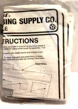 HO Life-Like 1357 Clipper Mill Plumbing Supply Building Kit Sealed Bag No Box