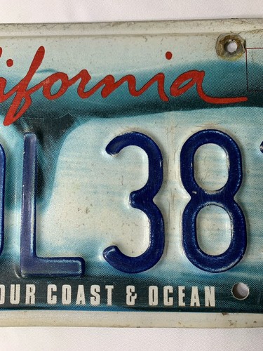California License Plate - Whale Tail, Protect Our Coast & Ocean - stark gebraucht - Bild 4 von 6