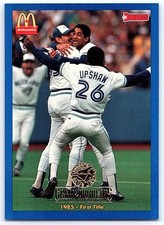 1993 Donruss McDonald's Toronto Blue Jays Great Moments 1985-First Title Toronto