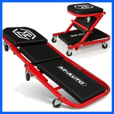 40-inch Folding Creeper Rolling Seat - 330lbs Capacity Swivel Casters 40-inch Folding Creeper Rolling Seat - 330lbs Capacity Swivel Casters