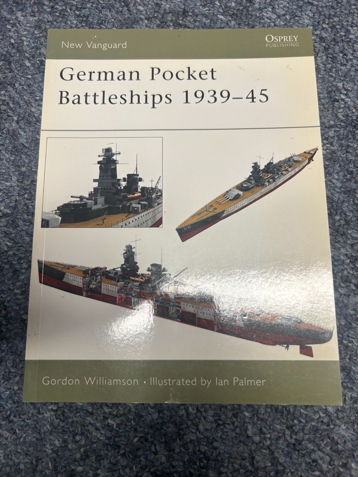 Osprey New Vanguard Military History Book #75 GERMAN POCKET BATTLESHIPS 1939-45
