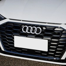 Audi 4 Ringe Emblem Abdeckung Kühlergrill Heck A3 A4 A5 A6 Q3 Q5 Q7