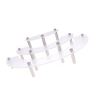  Runder Servierteller Klarer Tortenständer Kuchenhalter Dessertregal