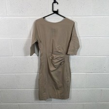 Winser London Beige Bodycon Dress Size 10 Business Attire / Size 10 / Knee ...