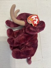 Ty Colosso Mammoth Elephant Beanie Baby Plush Tag 2002 Rare NWT Retired