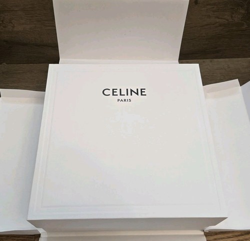 (2 Pcs) CELINE PARIS Empty White Box Gift Storage - Picture 4 of 6