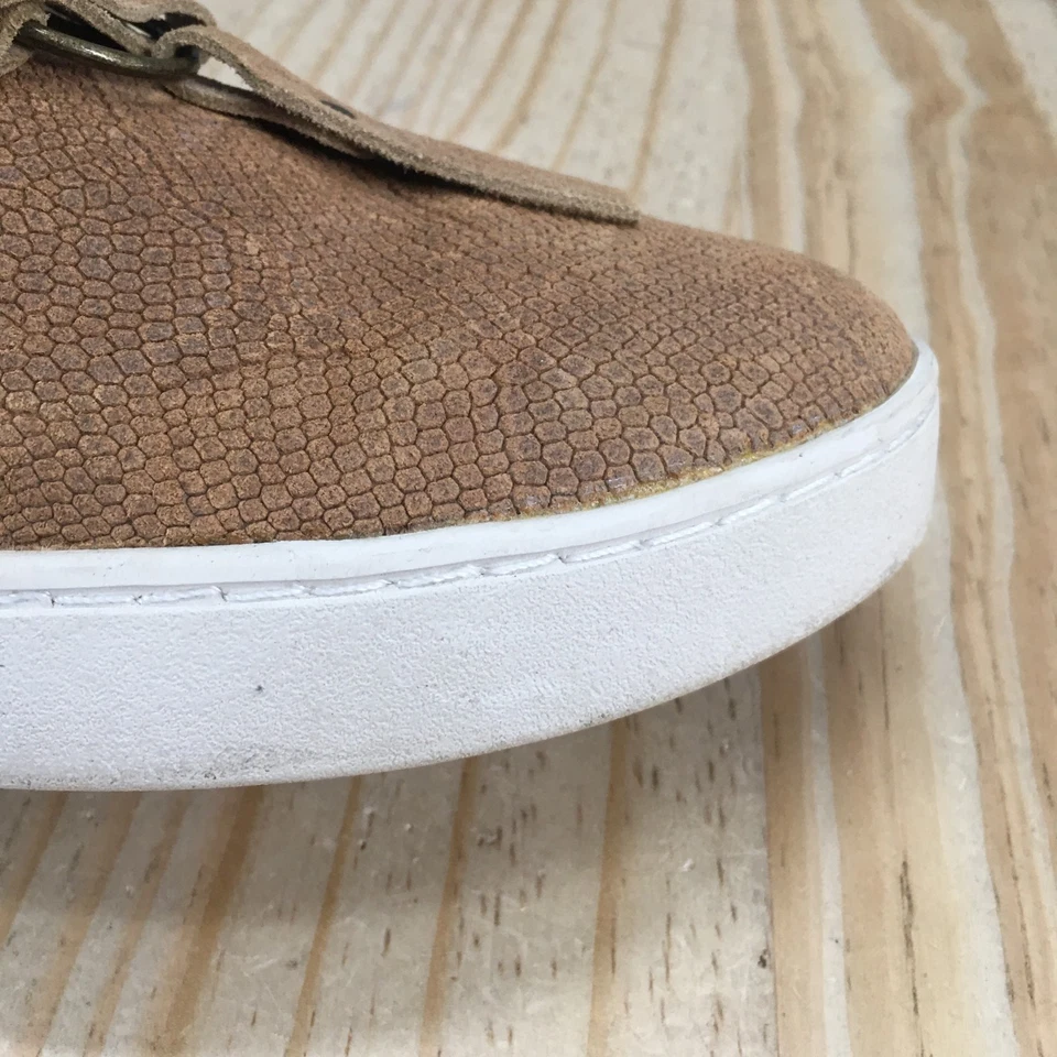 Spenco Sandals Womens 7 B Bindie Embossed Slip On Mules Brown Suede Casual - Image 4 of 4