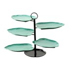  1 set of Candy Tray Snacks Plate Fruits Serving Tray Dried Fruits Plate with