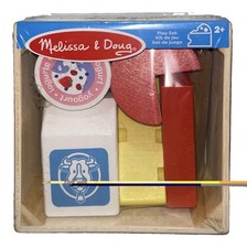 Melissa  Doug Food Groups Dairy Wooden Pieces  1 Crate Multi-Play Food Set