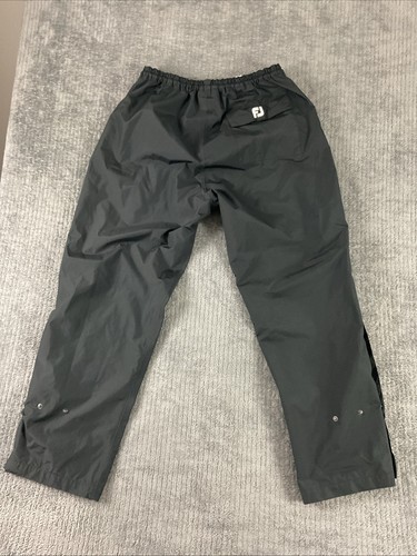 FootJoy DryJoys Pants Mens Large Performance Golf Rain Black Waterproof - Picture 8 of 14