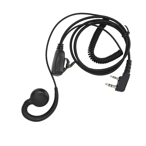 Walkie Talkie Headset 180° Rotatable K Head Mic Headphone For Uv‑5 ND - Photo 11/12