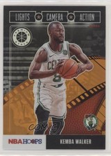 2019 Panini NBA Hoops Premium Stock Lights Camera Action Orange Kemba Walker o1h