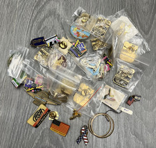 Large Lot Vintage & Modern Advertising Collectible Enamel Pins Pan Am USA