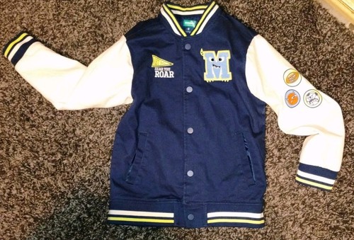 Garanimals 365Kids Jacket Boys 8 blue monsters sports letterman  - Picture 1 of 5