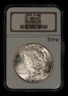1935-S $1 Silver Peace Dollar - PQ Frosty White Key Date - NGC MS 65 - B5481