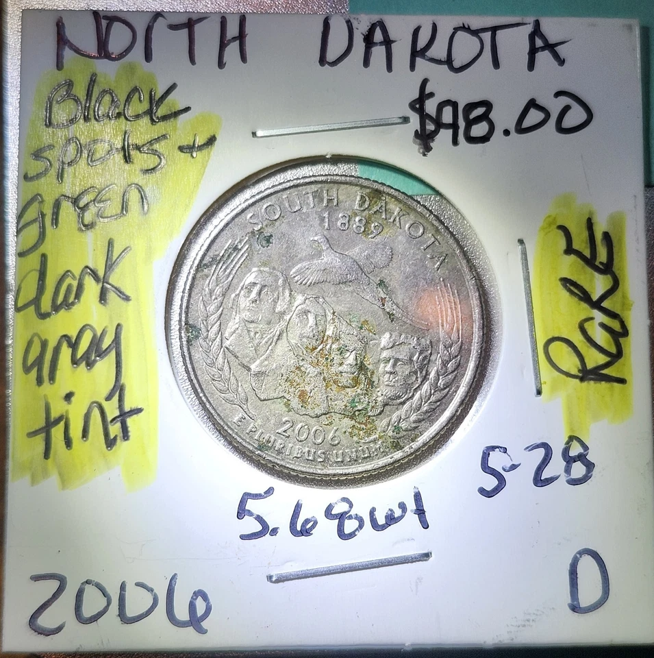 2006 D North Dakota State Quarter - Error - Image 2 of 4