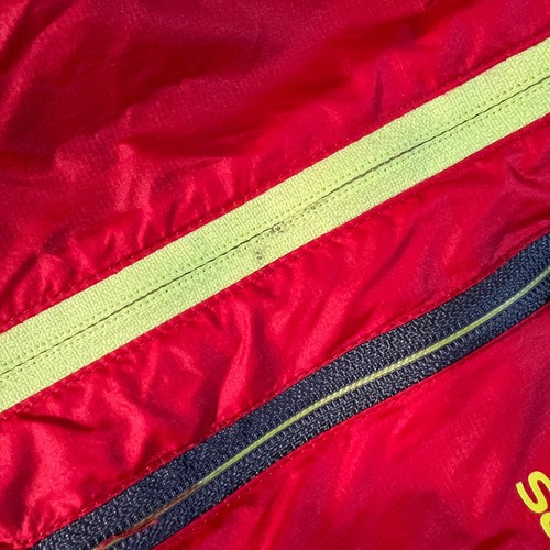 Giacca con zip stile frangivento Soloman Actiloft - Uomo XXL 2XL - Rosso + Giallo - Foto 4 di 9