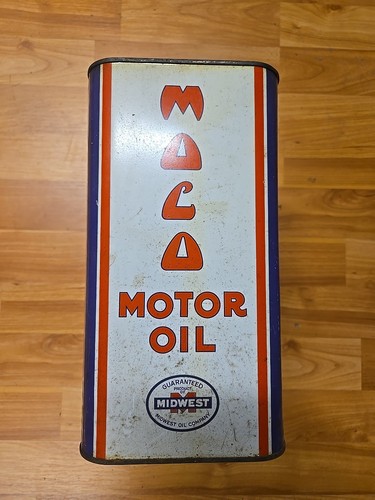 Vtg Moco 2 Gallon Motor Oil Can Tin Midwest Oil Company Mpls Fargo Sioux Falls - Bild 3 von 6