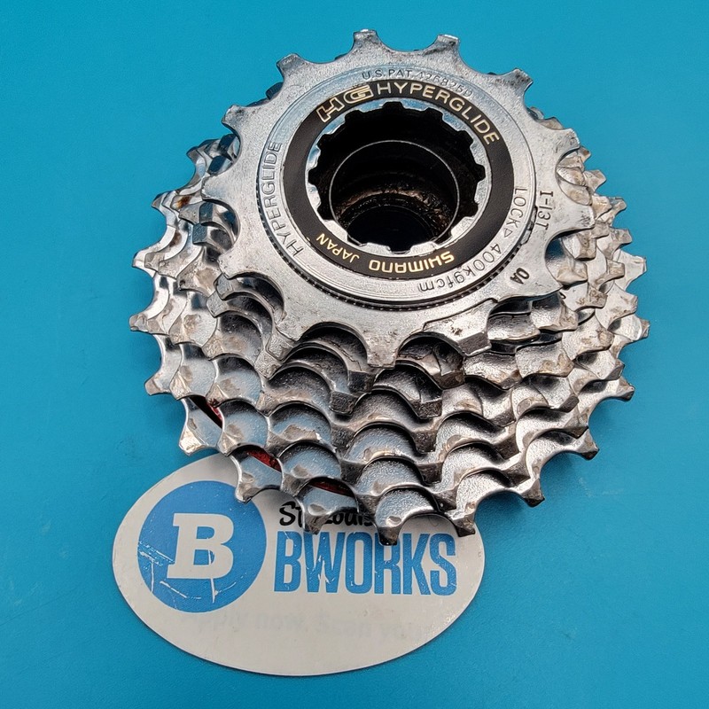 Vintage Shimano Hyperglide 7 Speed Cassette 13-23 Tooth Sram Compatible   g7