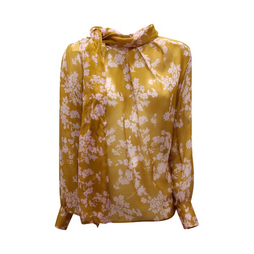 N5441 BLUSA DONNA ELISABETTA FRANCHI WOMAN SILK SHIRT - Picture 1 of 4