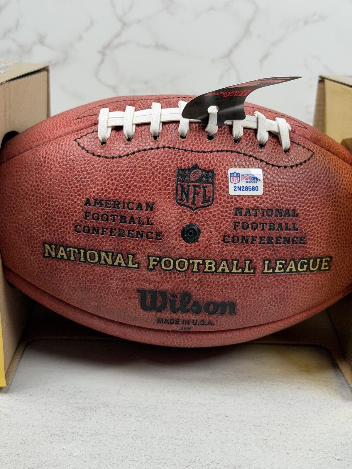 Dan Fouts Signed Football Duke Wilson Psa COA Autographed Chargers HOF view 5