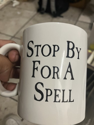 Taza de café de Halloween de colección rara del museo de brujas de Salem para un gato hechizo MA - Imagen 9 de 9