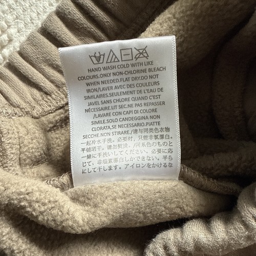 Essentials Fear Of God Shorts Mens Small Beige Sweat Cotton Blend Drawstring - Picture 8 of 11