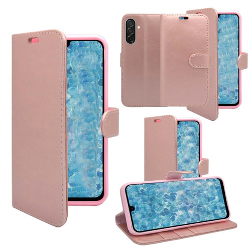Per Samsung Galaxy A17 Telefono Custodia Portafoglio Flip Similpelle Tasca Carta - Picture 42 of 48