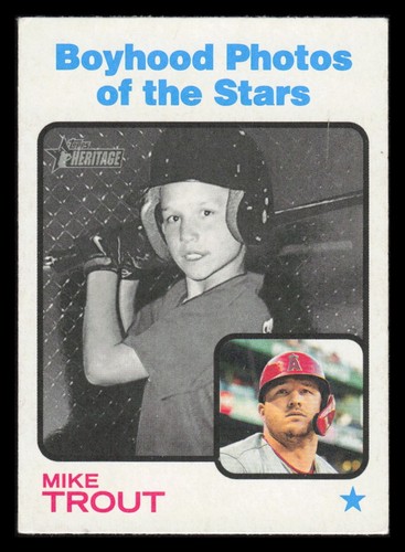 2022 Topps Mike Trout Boyhood Photos of the Stars Baseballkarte #341 LESEN