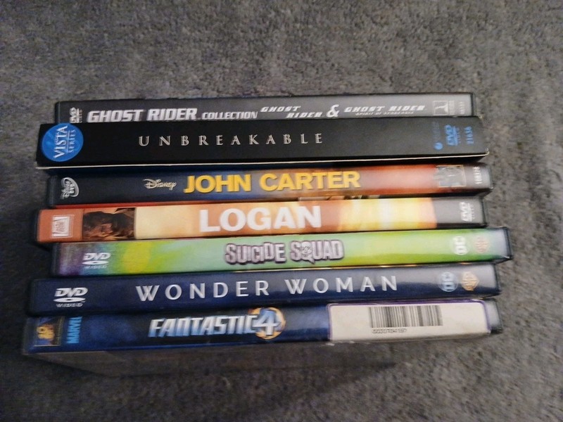 Lot of 8 - DVD Movies - Superhero