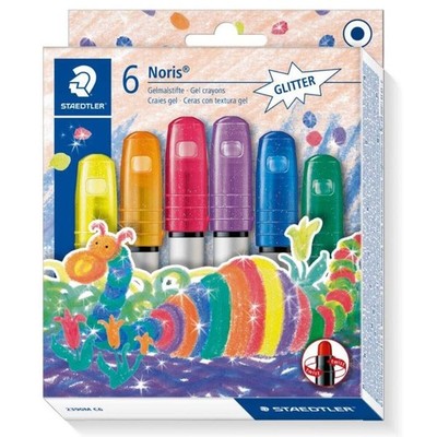 STAEDTLER  Noris Club Gelmalstift, Metallic Glitter, 6 Stück
