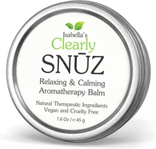 SNŪZ Natural Sleep Aid Aromatherapy Balm | Essential Oil Blend with Chamomile, C